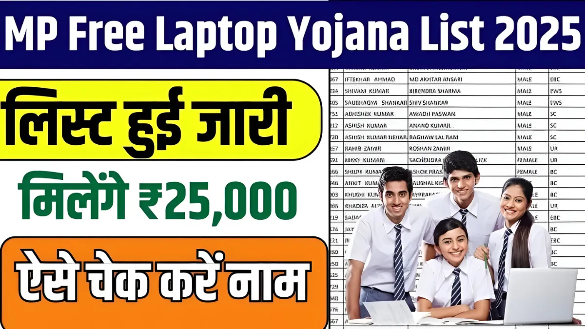 MP Free Laptop Yojana 2025